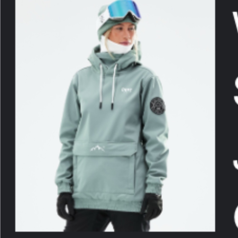 DOPE Women's Ski Jacket in Sage Green